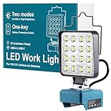 Tumemut LED 投光器 対応18Vパッテリ用 ワ-クライト 58W 5800LM 16個超高輝度ビ-ズ 充電式 作業灯 IP65防水防塵 停電&低電圧保護スイッチ USB/Type-C充電ポ-ト搭載 ポ一タプルワ-クライト 建設現場 緊急照明 屋外作業 キャンプ ハイキング 夜釣り 防炎 停電などに対応 (電池なし)(ブラック＆ブルー)