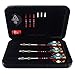 CUESOUL 24 Grams Tungsten Steel Tip Darts Set 95% Tungsten with 1 Deluxe Dart Case