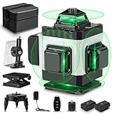 puntero laser verde potente Precisión y versatilidad - Nuestro nivel laser autonivelante cuenta con un diseño 4D con 16 líneas láser, lo que proporciona una cobertura completa para sus proyectos. Combina los modos de nivelación manual y autonivelación, con la función autonivelante con un ajuste de ±3°. Si se inclina más de 3°, activa una alarma para garantizar la precisión. Esta doble funcionalidad garantiza mediciones precisas en diversas situaciones.