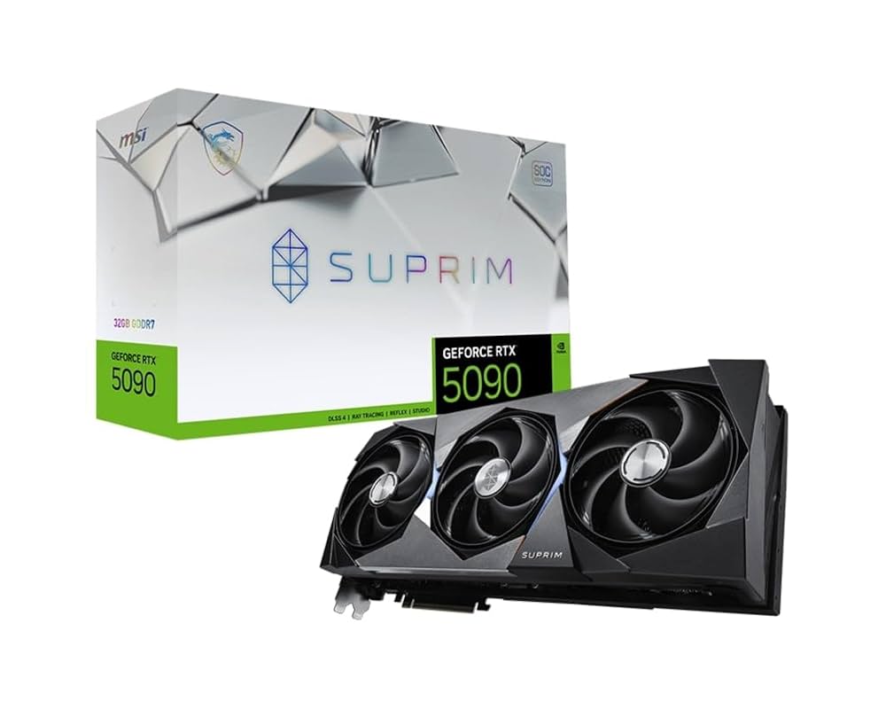 グラフィックボード・グラボ・ビデオカード MSI GeForce RTX 5090 32G SUPRIM LIQUID MSI GeForce RTX™ 5090 32G SUPRIM LIQUID SOC