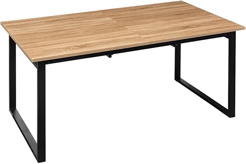 5five - Table Extensible 6 8 Personnes Effet chêne Naturel