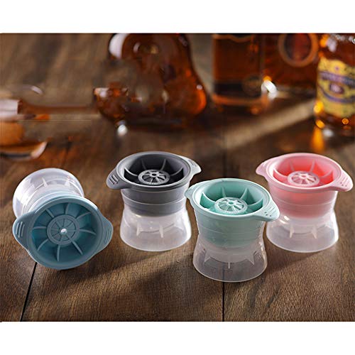 Cucudy Esfera de gelo de silicone molde reutilizável fabricante de molde de esfera de gelo fazendo 2