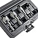 Klein Tools 31872 Heavy Duty Hole Saw Kit, Includes Carbide Hole Cutters and Pilot Bit in Rust-Proof Molded Plastic Case, 4-Piece
