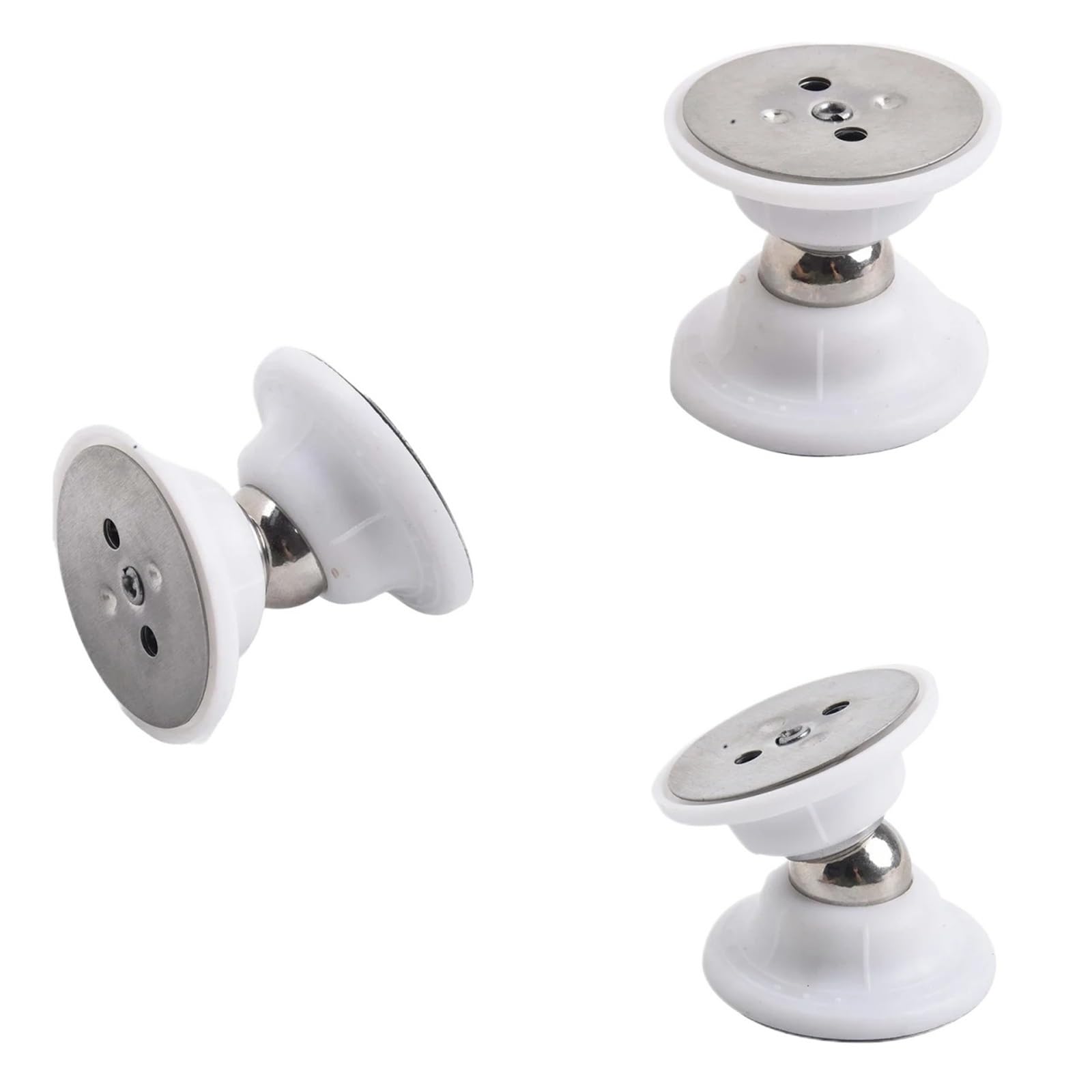 1 Pcs Magnetic Strong Magnetic Mute Door Touch Silicone Anti-Collision Door Stopper(White)