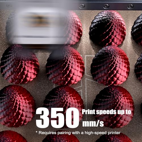 Image of OVV3D Silk PLA 3D Printer Filament Bundle 250g x 4 Spools, Shiny Dual Color Filament 1.75mm Pack, Multi Color Change 3D Printing Filament, High Gloss Shine, 4 Pack (Black - Purple, Red, Green, Blue)