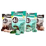 Don't Worry Meringue Cookies | Double Chocolate, Mint Chocolate Flavor | Low Sugar Candy with 4 Calories per...