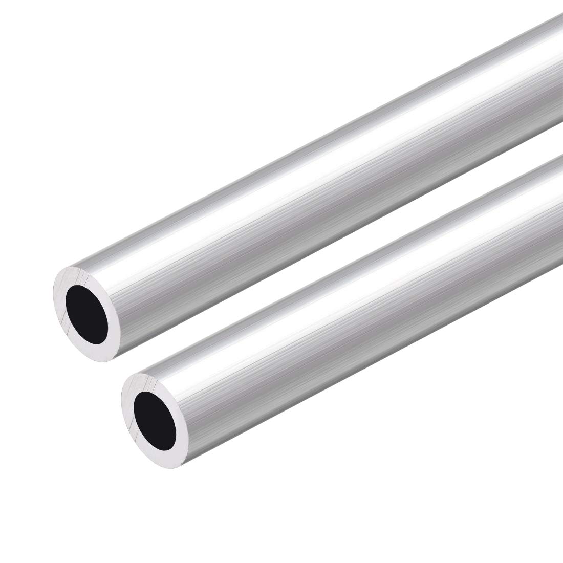 uxcell 6063 Aluminum Round Tube, 300mm Length 13mm OD 8mm Inner Dia Seamless Aluminum Straight Tubing 2 Pcs