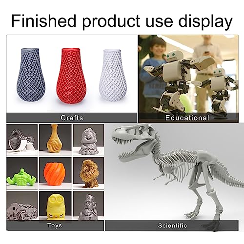 Image of Kretrum PLA Filament 1.75 mm 3D Printer Filament Dimensional Accuracy + /- 0.02 mm 1 KG 2.2 lbs Cardboard Spool 3D Printing Filament Fits for Most FDM 3D Printers Red