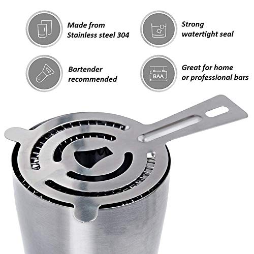 Set de Bartender Profesional con Coctelera Boston 5 Piezas miniatura 2
