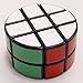 Lanlan 2 x 3 x 3 Pie-Shape Round Column Speed Cube Black Puzzle