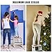 Kids Step Stools for Toddlers Bathroom Wood Toddler Step Stool Kitchen Counter Sink Baby Stepstools Bamboo Wooden Foot Bed Stool for Child Potty Training Toilet Stool Stepping Stool, White with Pads