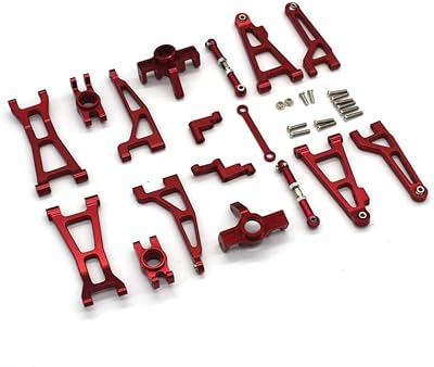 Compatible with Hyper GO RC Car Parts, Metal Aluminum Alloy Upgrade Retrofitting Accessories, Vulnerable Wearing Suit for H16BM H16GT H16DR H16 16207 16208 16209 16210