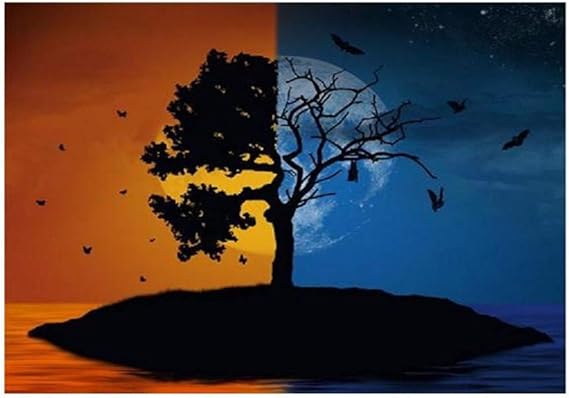 Gugavivid 5D Stickerei Bohrer Kreuzstich Kits DIY Kristall Strass