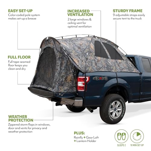 Napier Carpa Camuflada para Cama de Camioneta 2 Personas miniatura 4
