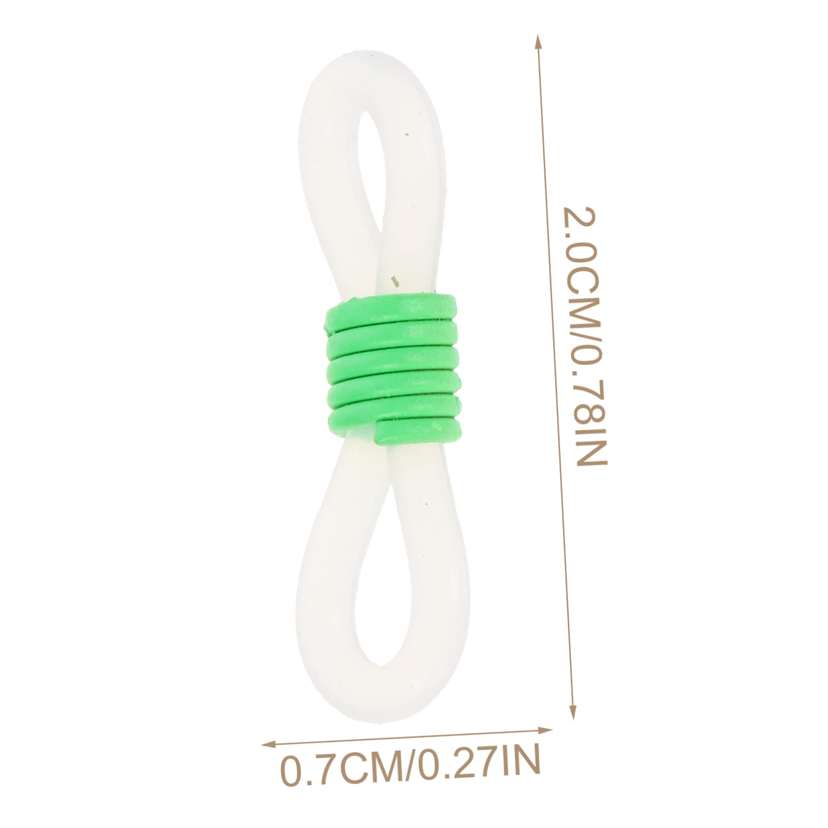 TEHAUX 400pezzi Terminali Per Catenine Da Occhiali Accessori Antiscivolo Per Montature Di Occhiali e Cordini Per Sport e Attività All Aperto