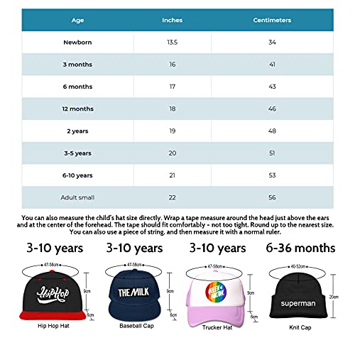 Personalized Custom Kids Baseball Cap, Trucker Hat, Knit Beanie, Snapback Hat4