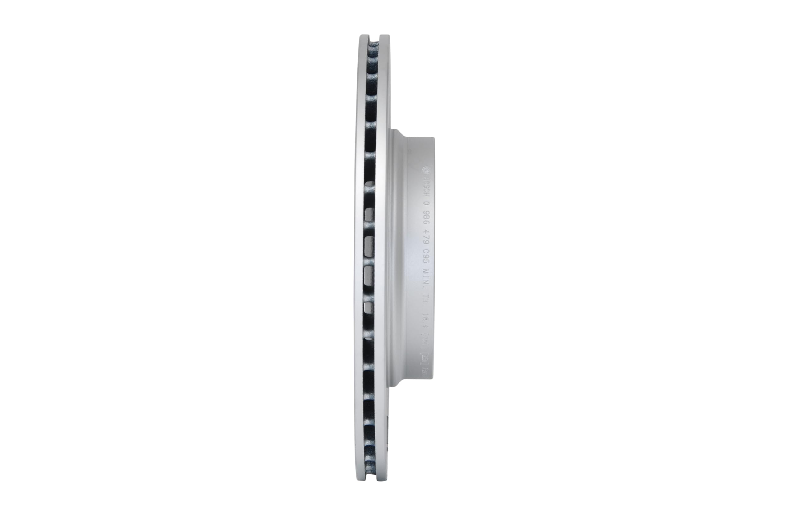 BOSCH Set Dischi Freno BD2416 - Dischi Freno Ventilati di Ghisa di 300mm - Asse Posteriore - Conformi al regolamento ECE-R90 - Resistente a Surriscaldamento e Corrosione - 2 Dischi