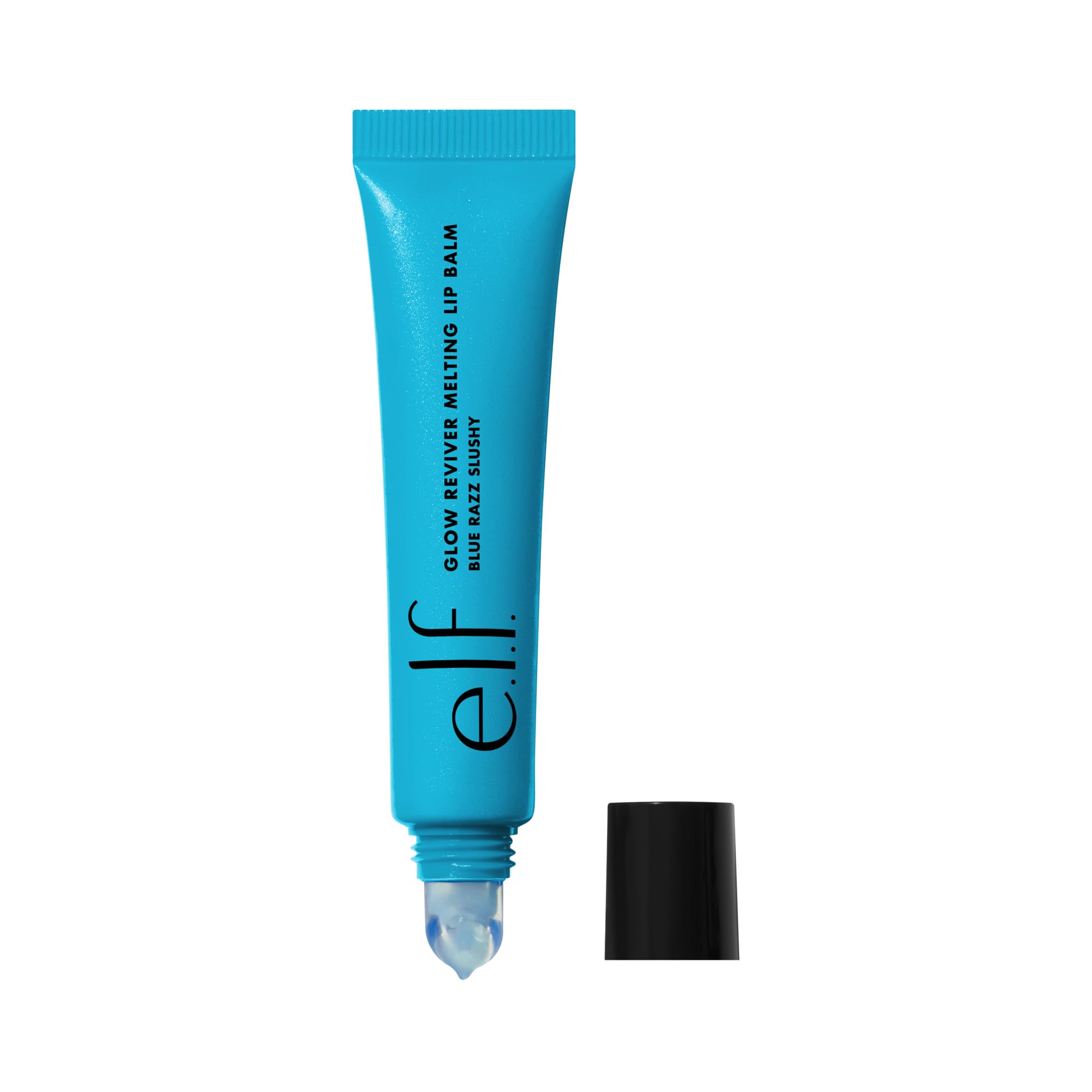 e.l.f. Glow Reviver Melting Lip Balm, Hydrating Tinted Lip Balm For A Glossy Finish & Soft, Supple Lips, Vegan & Cruelty-Free, Blue Razz Slush