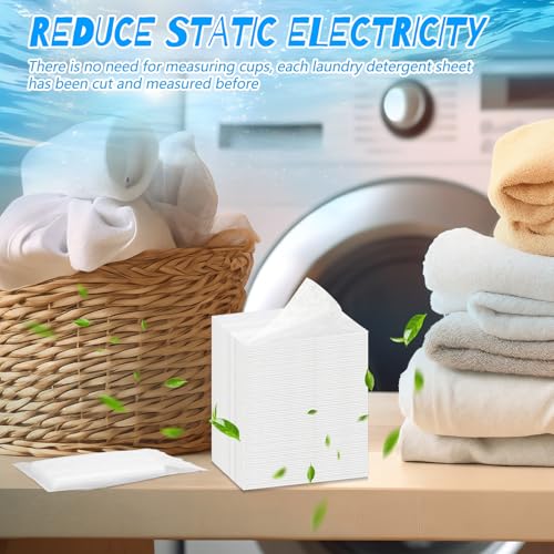 Image of 600 Count Dryer Sheets Bulk Fabric Softener Ocean Breeze Scent Dryer Sheets Naturally Softens and Removes Static Cling, Ideal for Large Households, Sensitive Skin