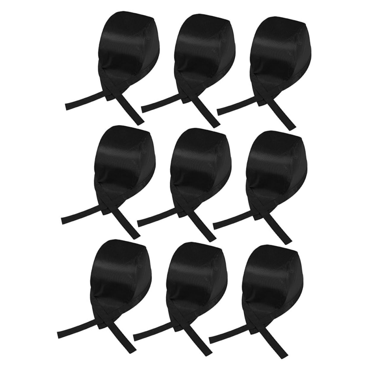 COLLBATH 9pezzi Cappelli Da Chef Traspiranti Cotone Da Adatti Per Cucina e Ristoranti Comodi e Resistenti Unisex Per Professionisti e Amanti Della Cucina