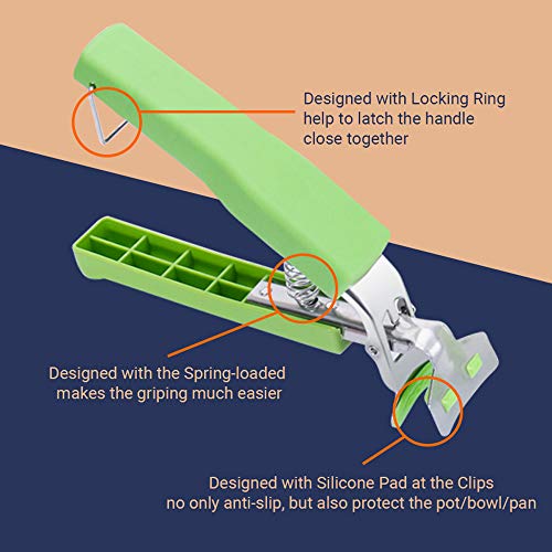 Clipe de tigela,Prato de Prato de Prato para Tigela Prendedor de Prato Anti-escaldadura Prendedor de