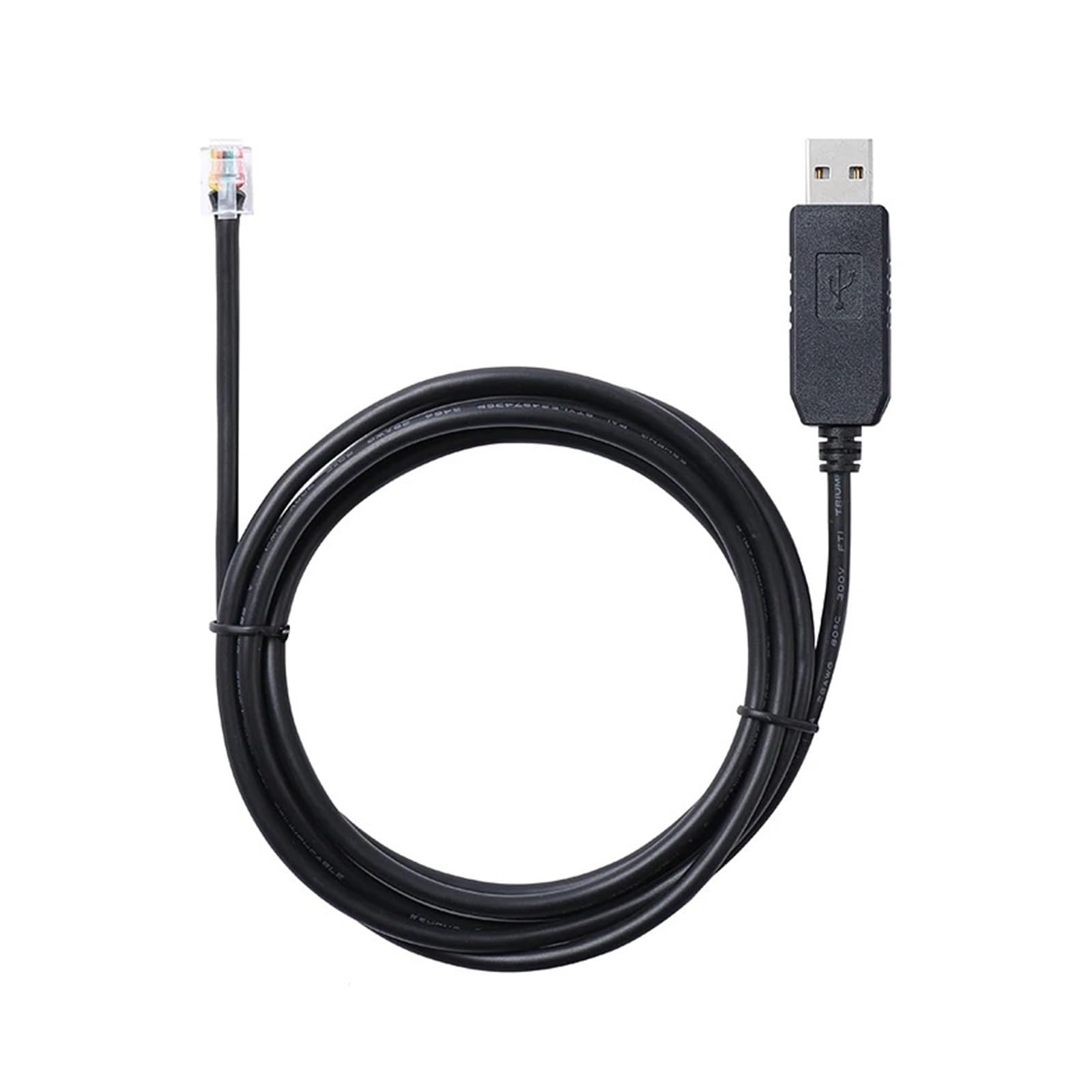 S200 Digital Servo Drive J5 Serial Cable CP2102 USB RS232 Serial to RJ12 6P6C for S200 CAN Base Unit AC DC Drive(1.8M)