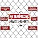 SmartSign No Trespassing Sign, Private Property No Trespassing Sign, 6 x 12 Inches Rust-Free Aluminum, USA Made