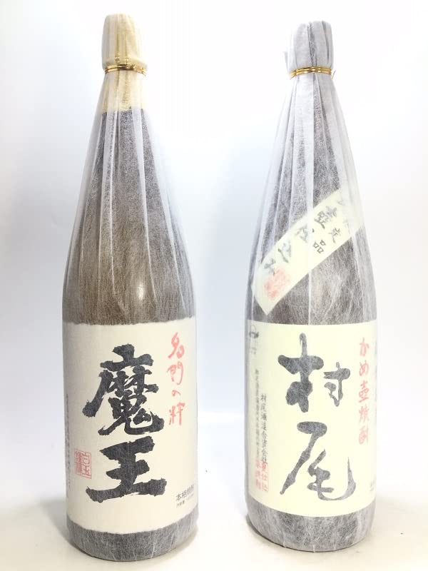 Amazon.co.jp: 魔王 1800ml 村尾 1800ml いも焼酎2本セット : 食品