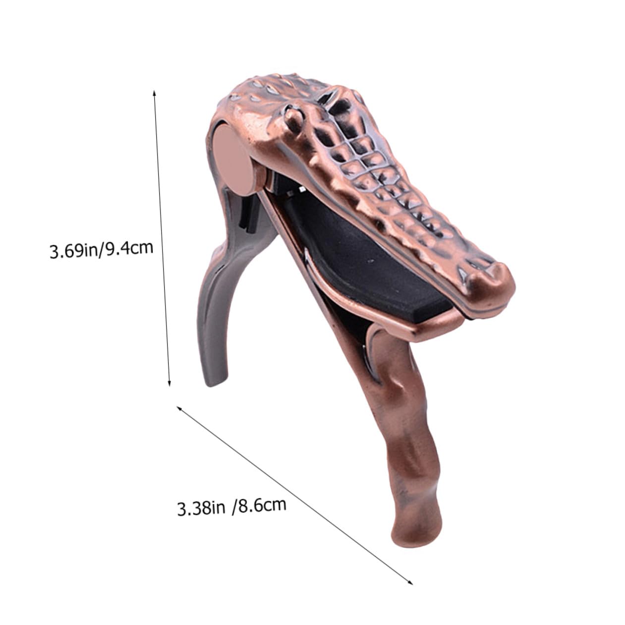 ifundom Professioneller Gitarren Capo aus Metall Leichter Capo für Akustikgitarre E-gitarre und Ukulele Praktisches Tonhöhenumwandlungszubehör für Saiteninstrumente