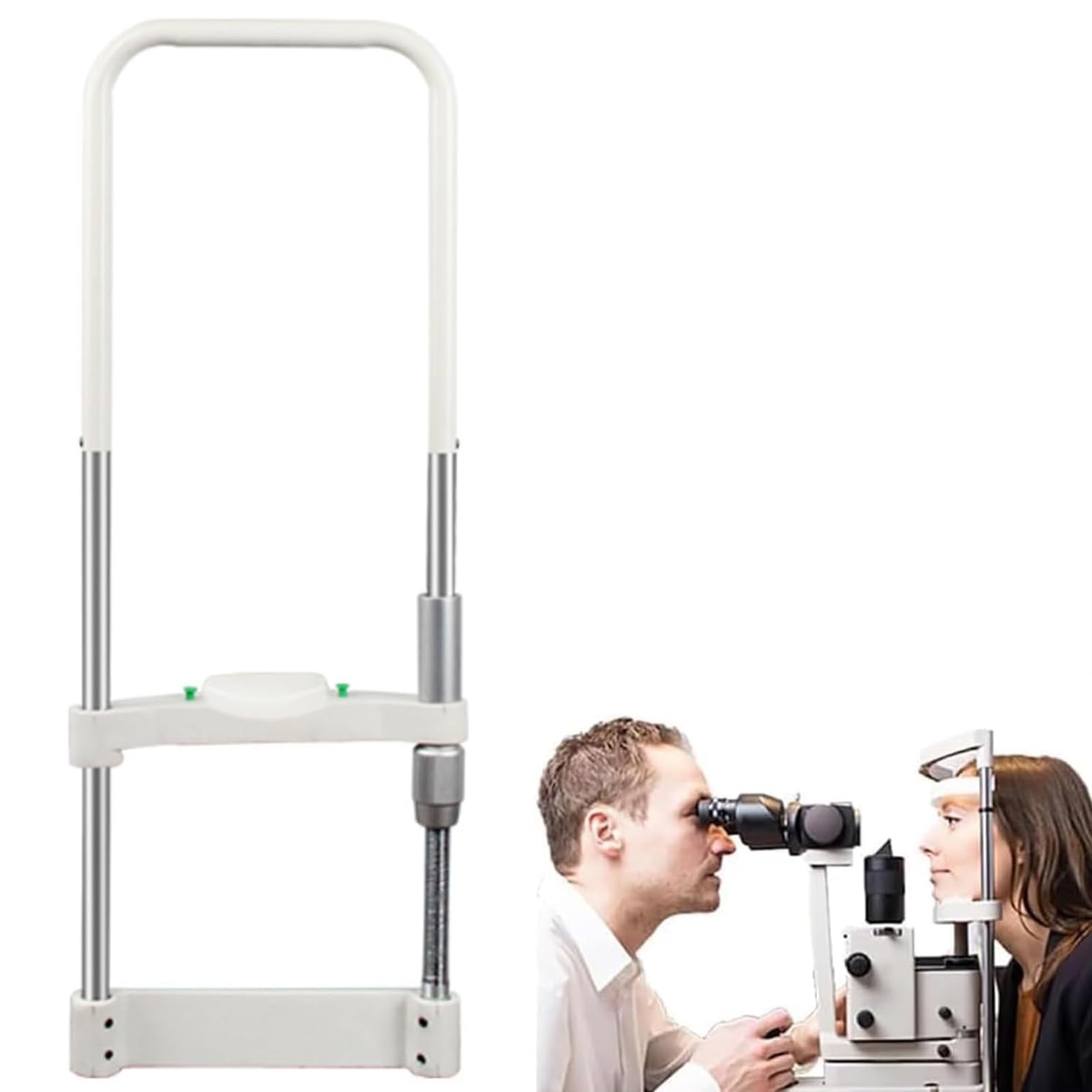 Adtzpc Vision Training Forehead Bracket, Telescopic Forehead Support Bracket, Height Adjustable And Lifting Distance 95mm, Optical Instrument Chin Rest for Use In Optical Shops, Optometry Centers