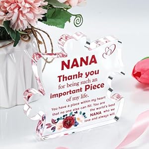 Nanagrandmabirthdaygiftsmothersdaygrandmananagiftsfromgrandkidsgrandmothergrandmagrandparentsnanagiftsfromgranddaughtergrandsonthankyounanaacrylicplaquedeskdecorationsign Urban Country Home Decor Nana grandma birthday gifts mothers day grandma nana gifts from grandkids grandmother grandma grandparents nana gifts from granddaughter grandson thank you nana acrylic plaque desk decoration sign urban country home decor