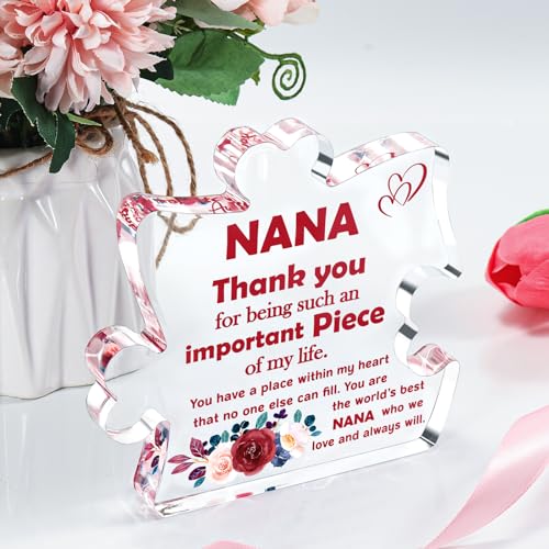 Nanagrandmabirthdaygiftsmothersdaygrandmananagiftsfromgrandkidsgrandmothergrandmagrandparentsnanagiftsfromgranddaughtergrandsonthankyounanaacrylicplaquedeskdecorationsign Urban Country Home Decor Nana grandma birthday gifts mothers day grandma nana gifts from grandkids grandmother grandma grandparents nana gifts from granddaughter grandson thank you nana acrylic plaque desk decoration sign urban country home decor
