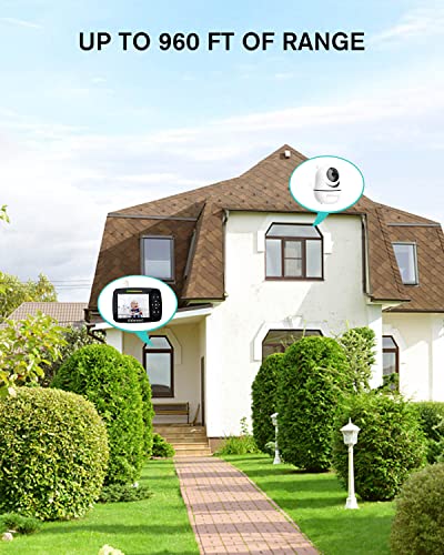 Kidsneed Baby Monitor - 3.5" Screen Video Baby Monitor with Camera and Audio - Remote Pan-Tilt-Zoom, Night Vision, VOX Mode, Temperature Monitoring, Lullabies, 2-Way Talk, 960ft Range - Image 8