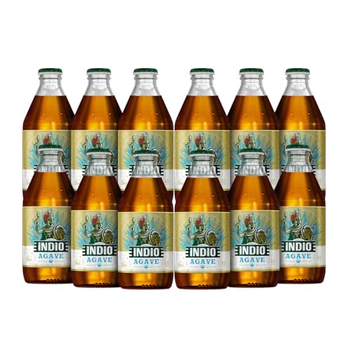 Indio Cerveza Agave Caguamita 24 Botellas De 300Ml