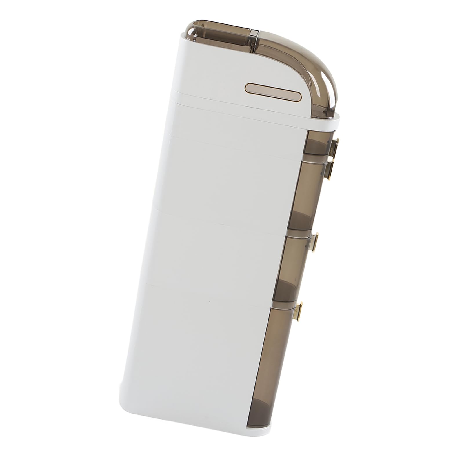 Mobiletto da Bagno Sottile, Cassettiera, Torre, Rotelle, Camera da Letto, per Piccoli Spazi (D)