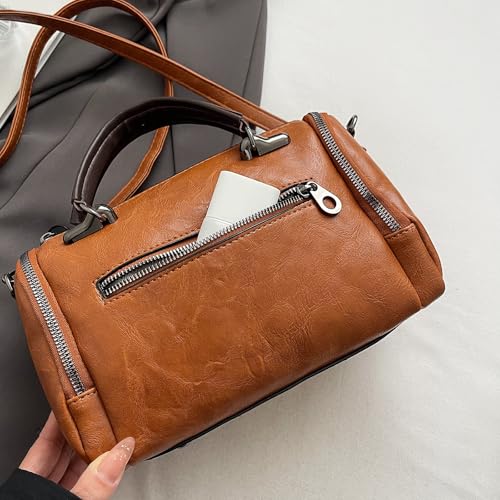 Sac à main élégant finitions soignées en cuir synthétique