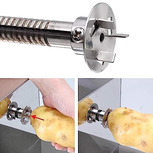 Rebanadora eléctrica para papas de acero inoxidable miniatura 4