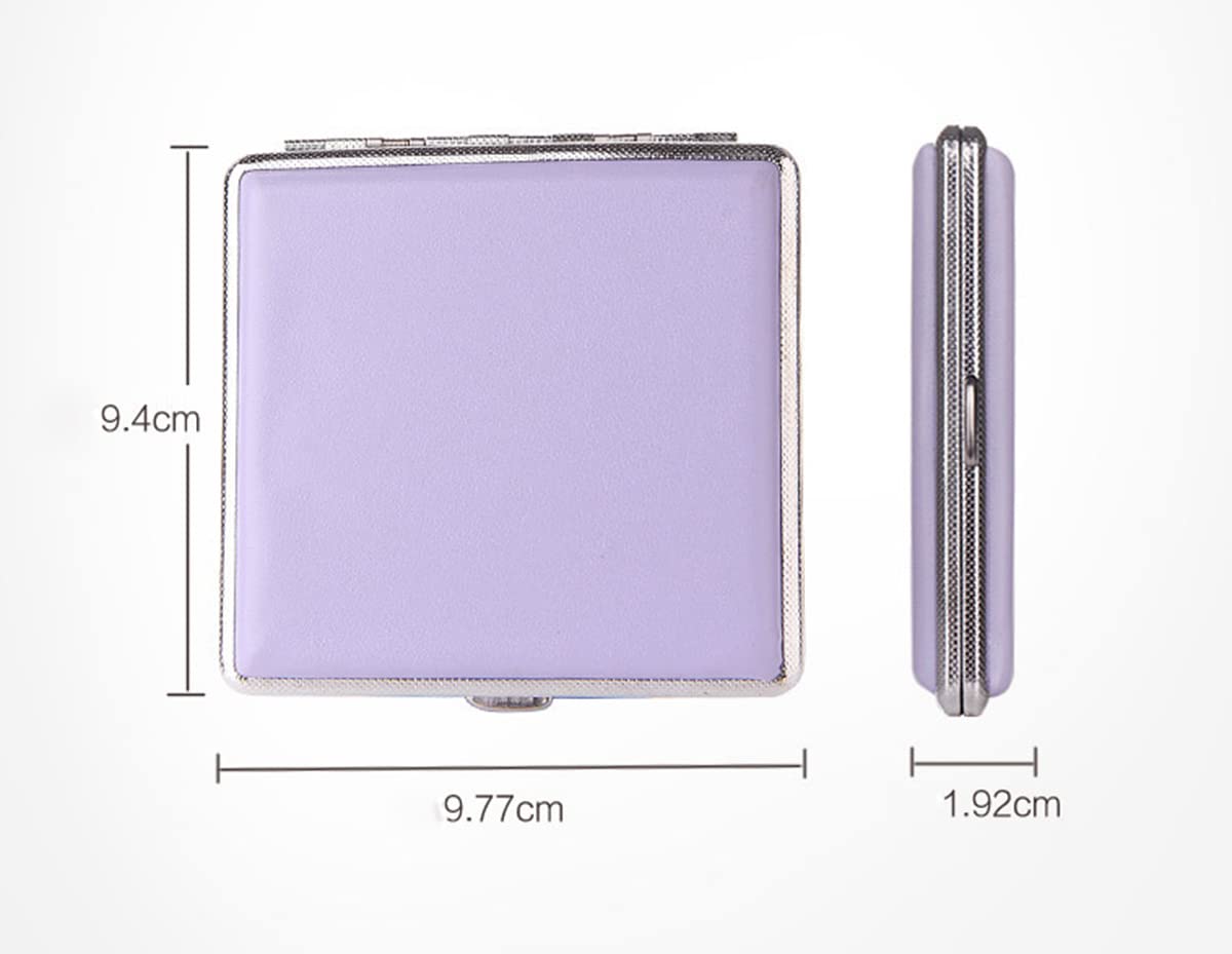Etui na papierosy Metalowe pudełko na papierosy z zamknięciem magnetycznym Pudełka na papierosy wykonane ze stopu aluminium do pudełka na papierosy， damskie，