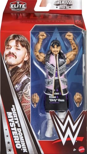 WWE Dirty Dominik Mysterio Mattel Elite Collection Greatest Hits Series 10 - Figura de luchador de acción