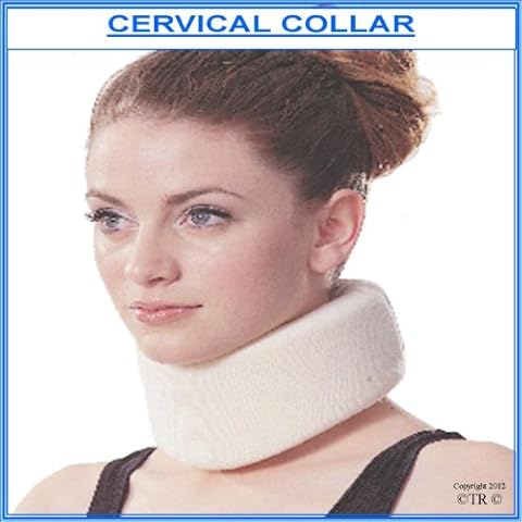 Prolineonline Cervical Collar, Unisex Soft Foam for Comfort and Support, Small Cover