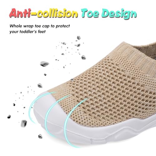 Image of JOINFREE Toddler Boys Girls Sneaker Slip On Shoes Kids Lightweight Breathable Walking Shoes