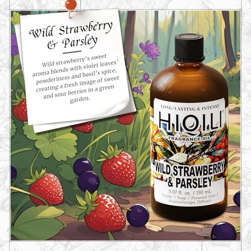 Aceite Esencial de Hierba Limón y Fragancia de Fresa Silvestre y Perejil HIQILI miniatura 4