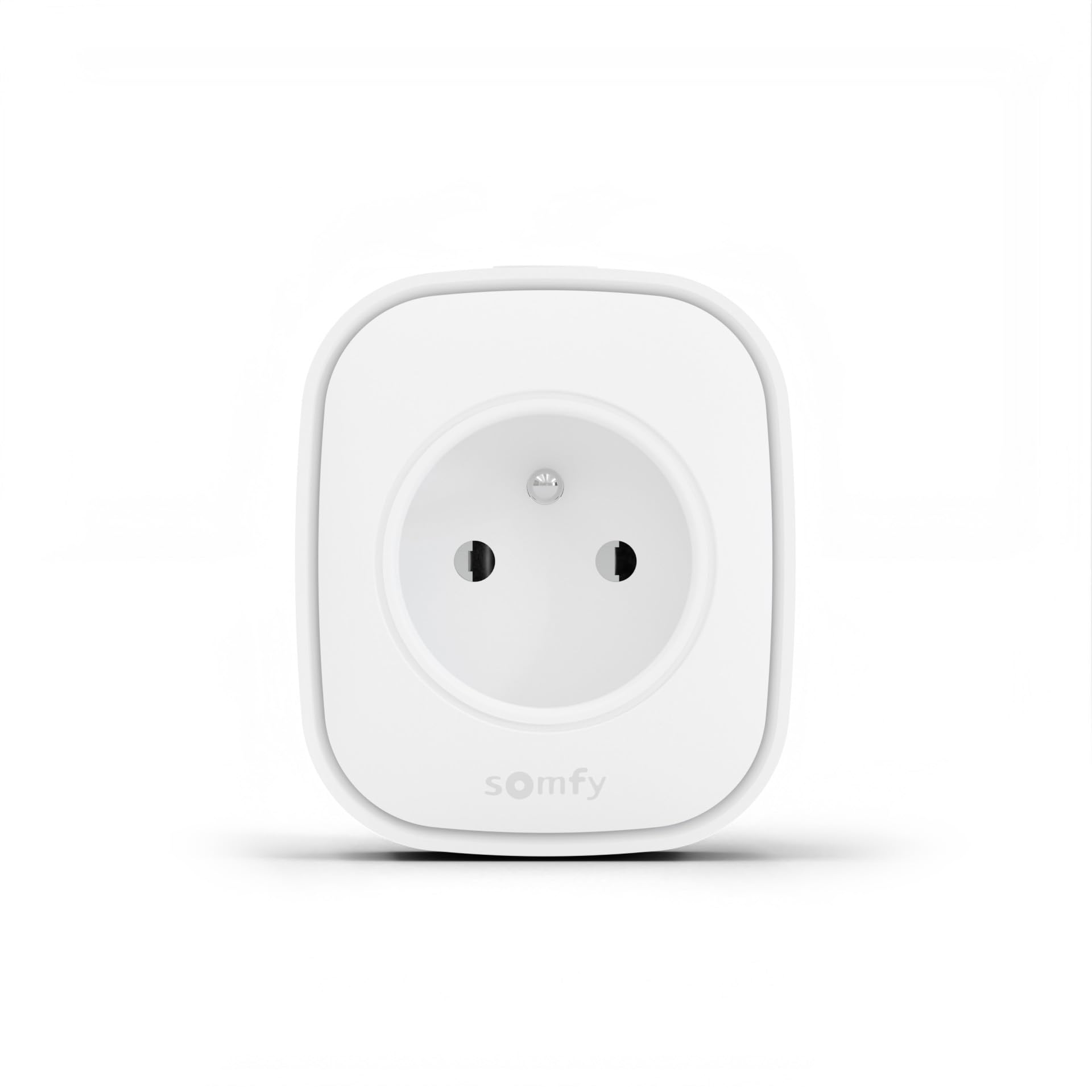 Somfy 1871215 - Enchufe conectado Zigbee | Sensor de consumo de energía | Mejora el alcance de radio | Enrutador para dispositivos Zigbee | Compatible con TaHoma switch | Uso en interiores