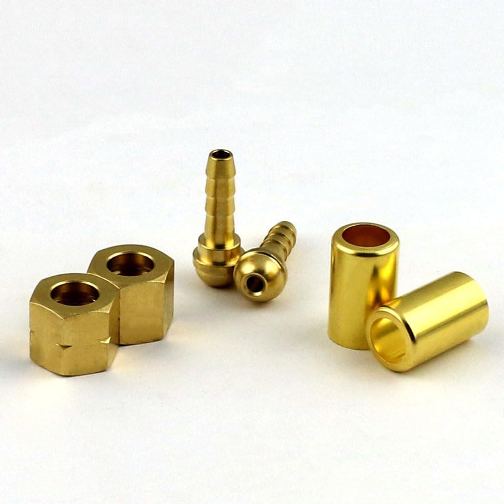 WeldingCity 6pcs Gas Hose Repair Kit for 1/4"ID Oxygen and Acetylene