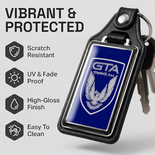 Image of Brotherhood Car Key Chain for Trans Am Firebird - Classic Models Keychain for Men and Women Gift Key Ring