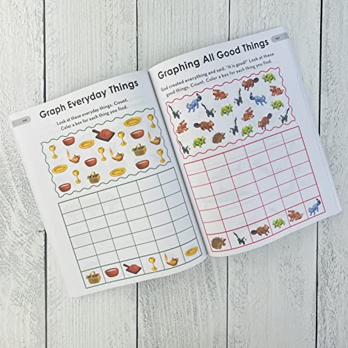 Image of The Beginner's Bible Preschool Math Workbook: Practice Numbers, Addition, Subtraction, Math Readiness, and More