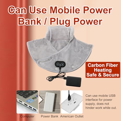 Épaulière électrique thermique et coussin chauffant pour le cou basse consommation