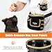 FurtasticFinds Dog Treat Pouch with Quick-Release Magnetic Closure, 3-Way Wear Treat Bags, 900D Waterproof Fabric, 4 Storage Spaces, Treat Pouch for Pet Training Walking (Black)