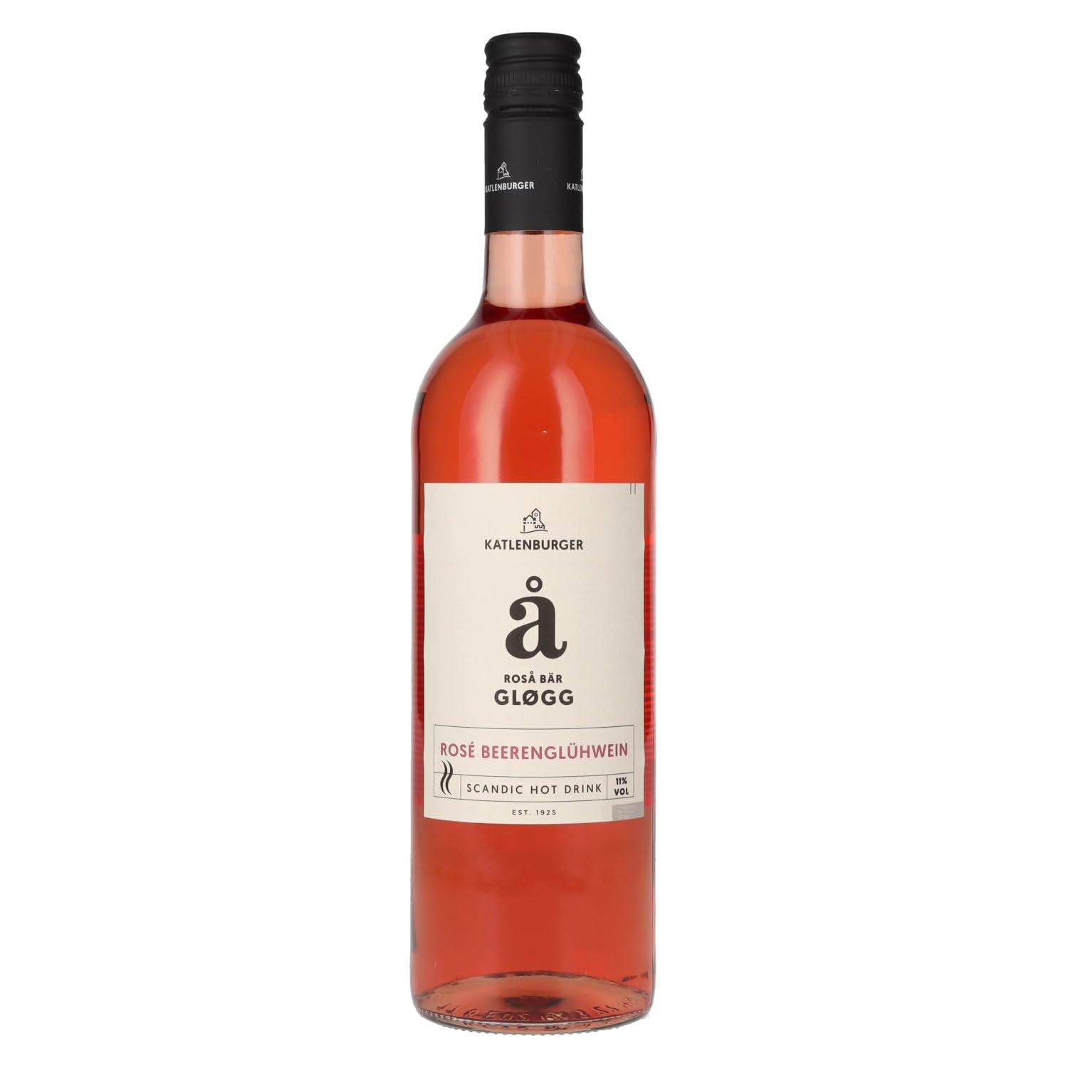 KATLENBURGER Scandic Hot Drink Roså Bärgløgg | Unser Rosé BeerenGlögg aus Beerenwein ergibt zusammen mit den Punscharomen ein vollmundiges Geschmacksbild. Inhalt: 6x 750ml und 11% vol., 1.2 kilograms