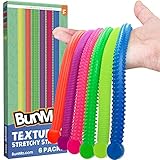Fidget Toys and Textured Sensory Toys by BUNMO - Textured Stretchy Strings Fidget Toy. Bumpy Fidget Toys for Adults and Kids Make Perfect Anxiety Toys, Autism Sensory Toys, and Stress Toys.